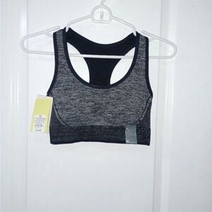 2pc All in Motion Black and Gray Girls Sports bras Size Medium.